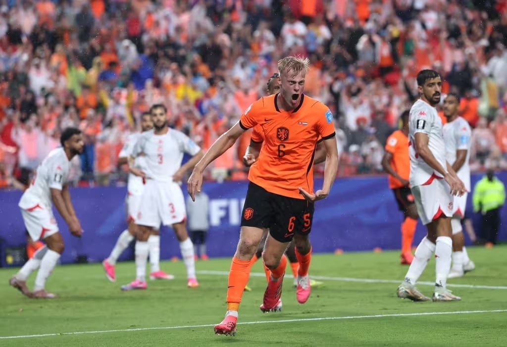 Hà Lan giành chiến thắng đầy thuyết phục trước Tunisia. Ảnh: FIFA.