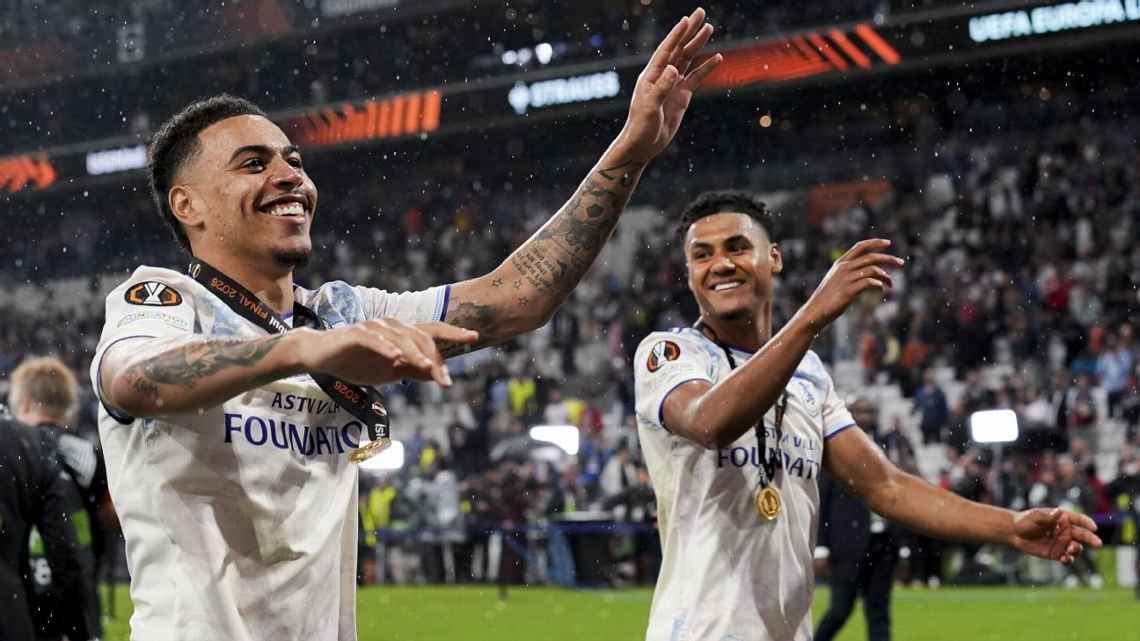 Morgan Rogers, me fanellën e Aston Villas, është objektivi kryesor i transferimit të Arsenalit.
