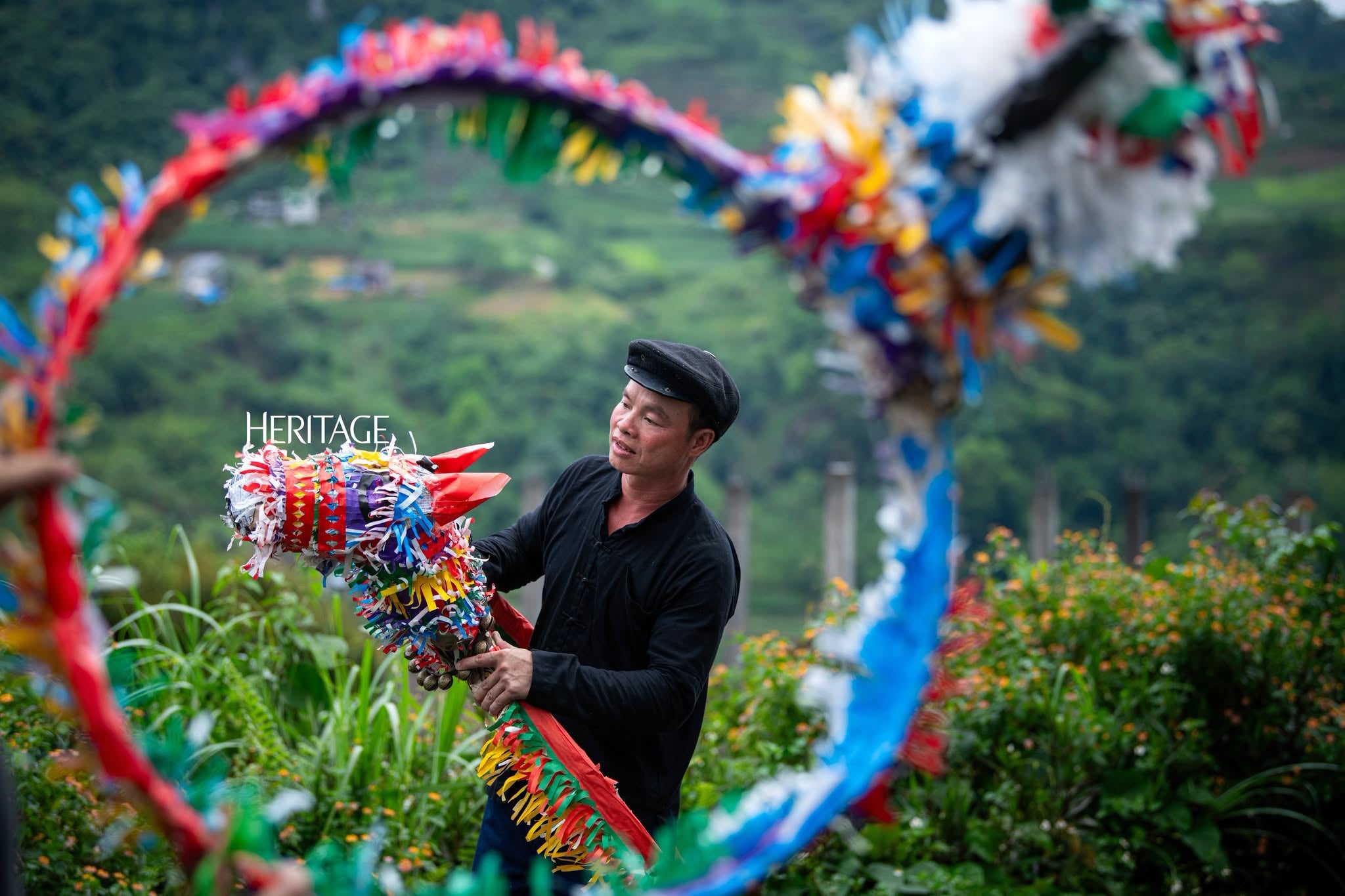 Gallery - The unique paper horse dance of the Nung Din people. - image 10