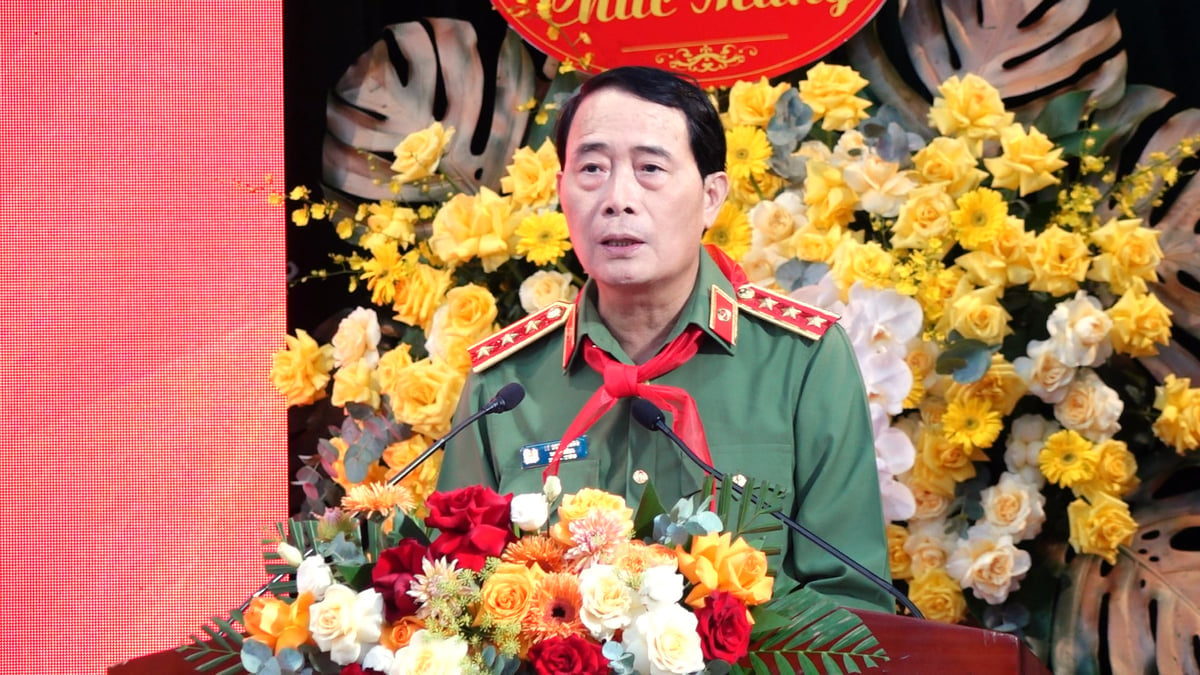 Thượng tướng, TS. Lê Quốc Hùng, Thứ trưởng Bộ Công an. Ảnh: Quang Linh.