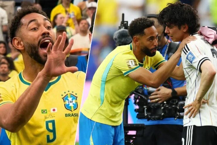 Brazil ngược dòng hạ Nhật Bản 2-1: Martinelli tỏa sáng phút 90+6 và tranh cãi Matheus Cunha