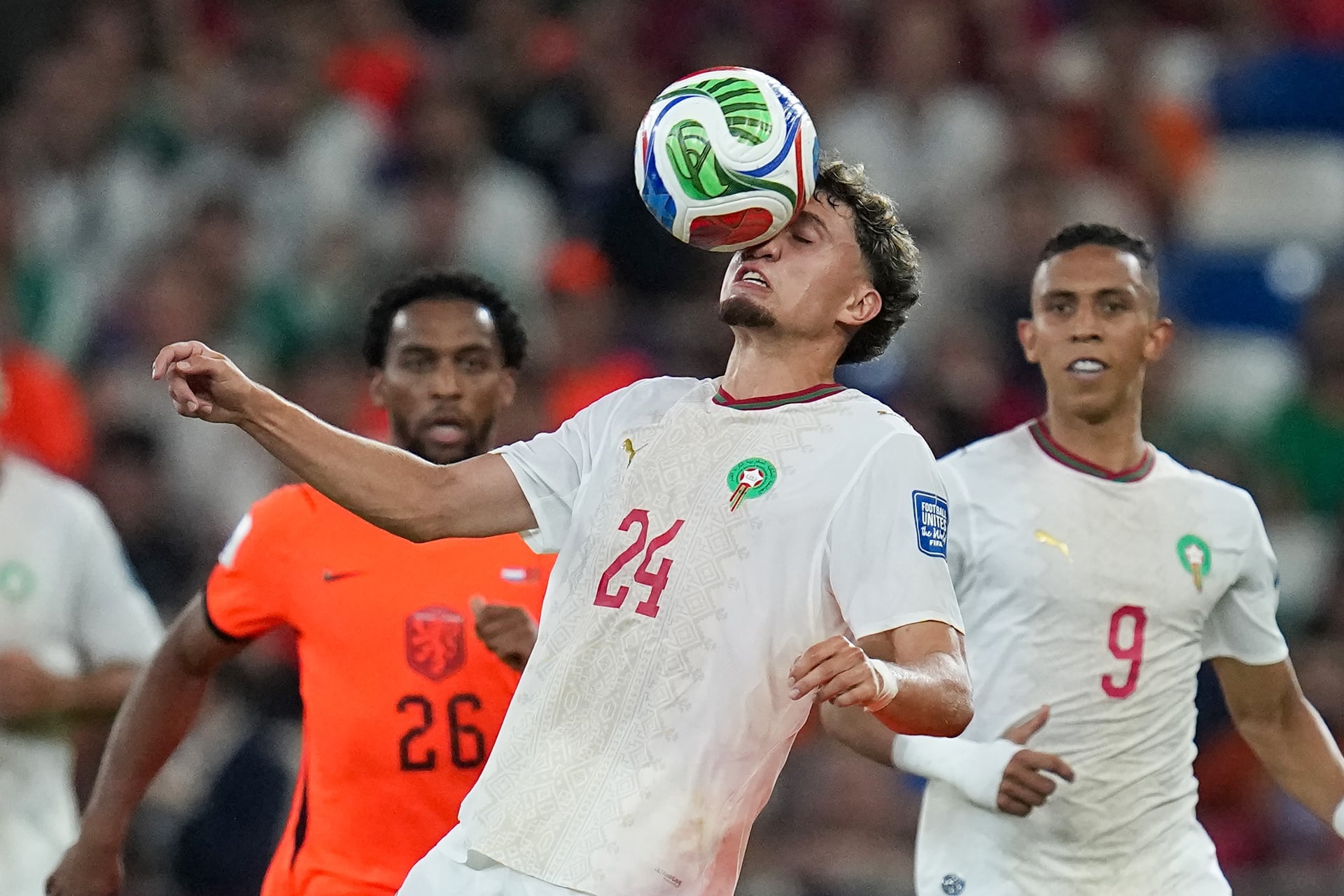 サッカーオランダ代表 対 サッカーモロッコ代表 統計情報