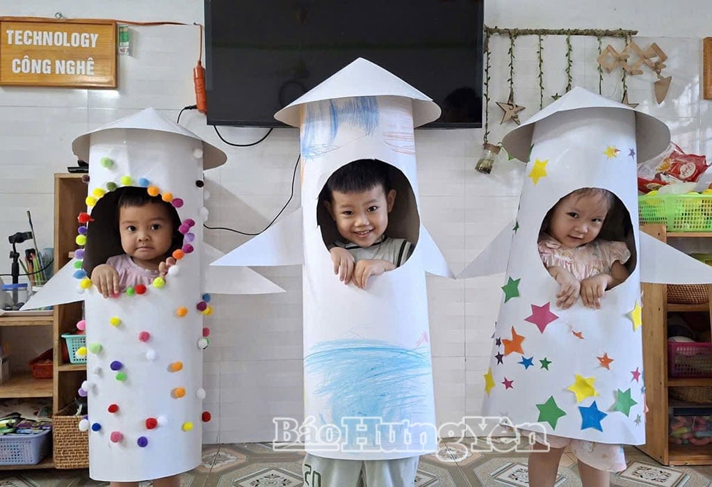 Môi trường học tập thân thiện, nhiều hoạt động trải nghiệm là 1 trong những yếu tố thu hút trẻ đến trường, góp phần nâng cao chất lượng giáo dục mầm non.