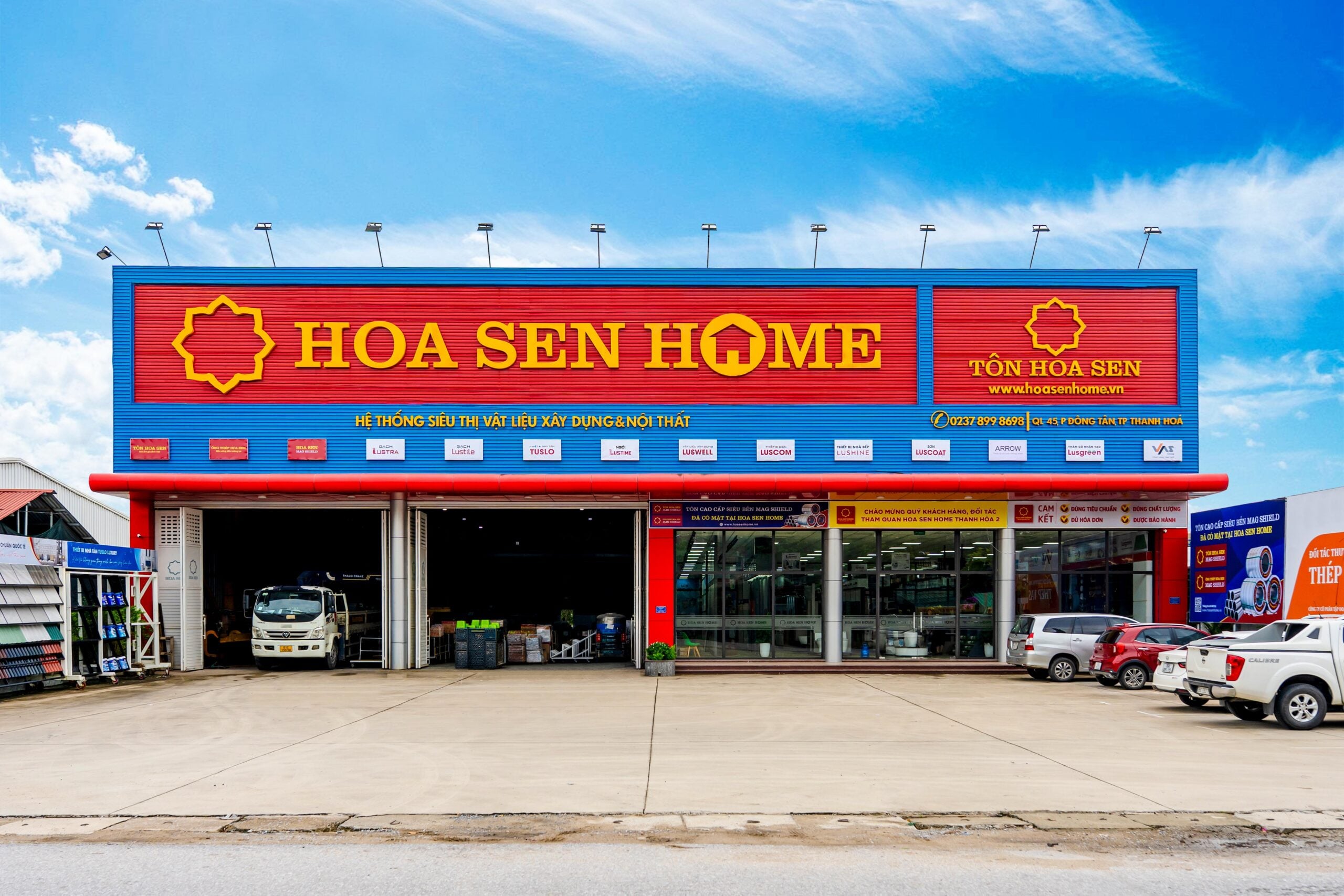 Siêu thị Vật liệu Xây dựng và Nội thất Hoa Sen Home 