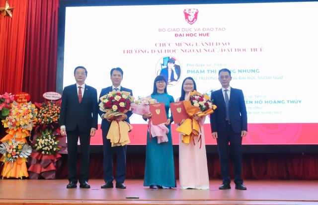 Đại học Huế bổ nhiệm lại lãnh đạo các trường đại học thành viên - Ảnh 5.