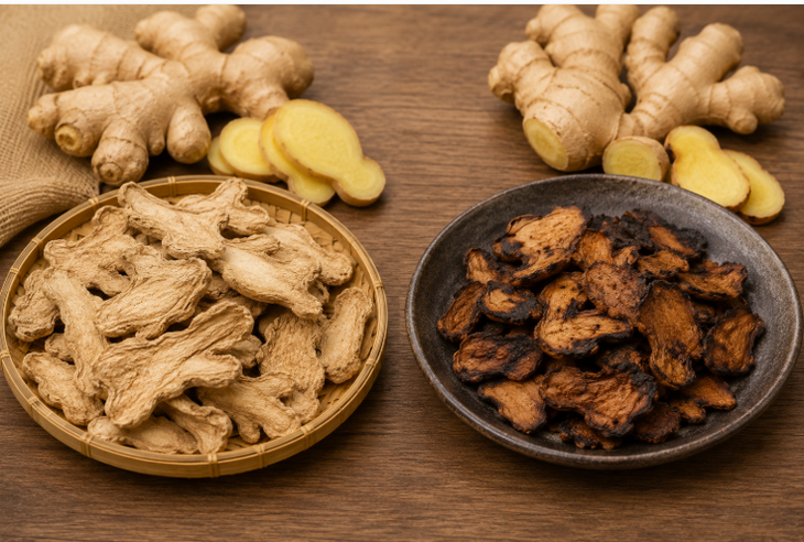 Uses of dried ginger and roasted ginger, and how to use them correctly according to traditional medicine - Image 1.