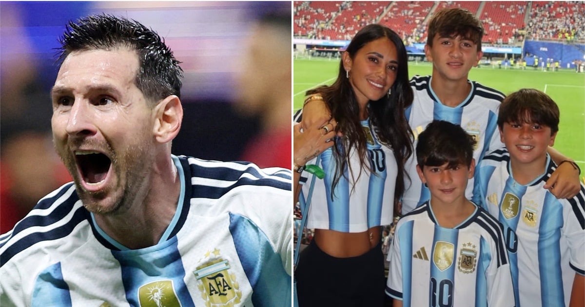 Messi's wife celebrates her husband and Argentina's spectacular victory at the World Cup.