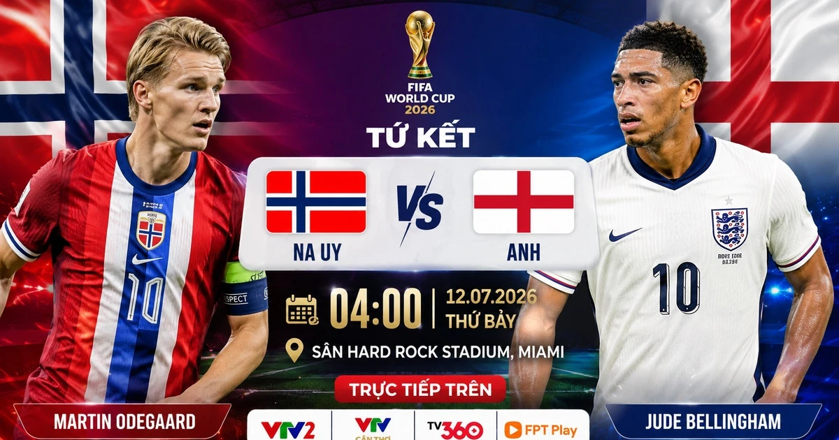 Trực tiếp Anh và Na Uy: “Tam Sư” không thể chủ quan trước sức bật của đối thủ Bắc Âu