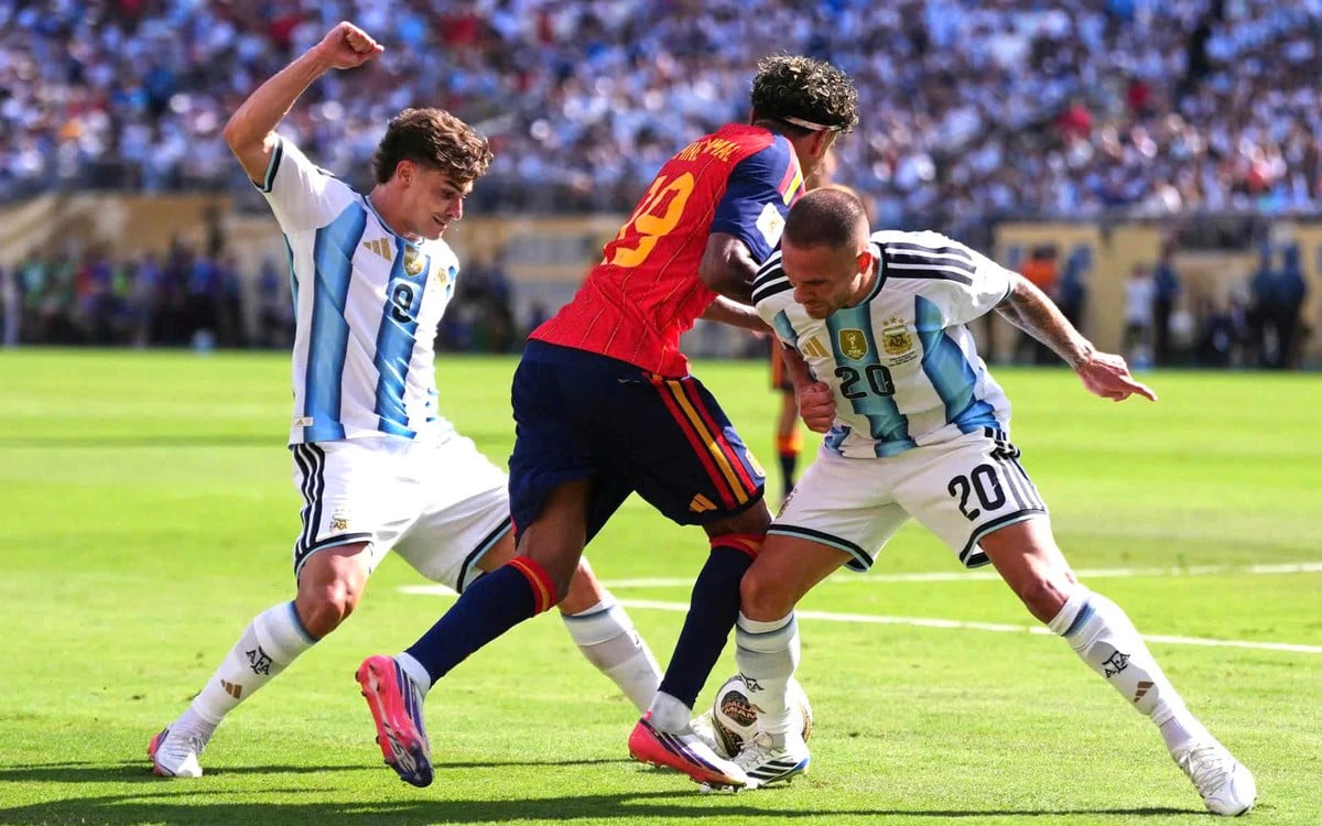 A Argentina estabeleceu uma série de recordes negativos após a derrota para  a Espanha.