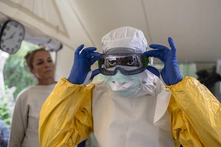 Công tác ứng phó với dịch Ebola tại miền đông CHDC Congo đang gặp nhiều khó khăn khi số ca mắc và tử vong tiếp tục tăng - Ảnh: AFP