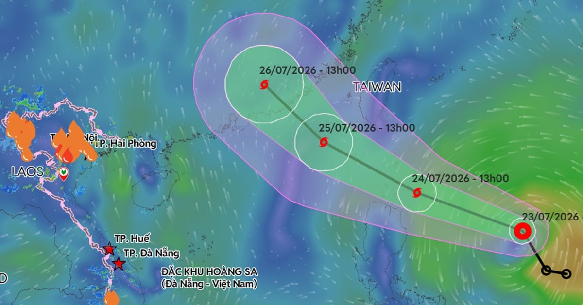 Tyfoon nummer 2 staat op het punt te verschijnen in de Zuid-Chinese Zee, mogelijk met een windkracht