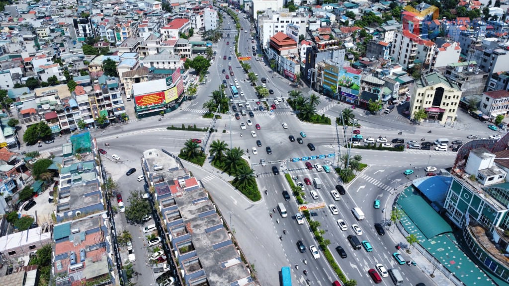 Vue du centre-ville de Quang Ninh.