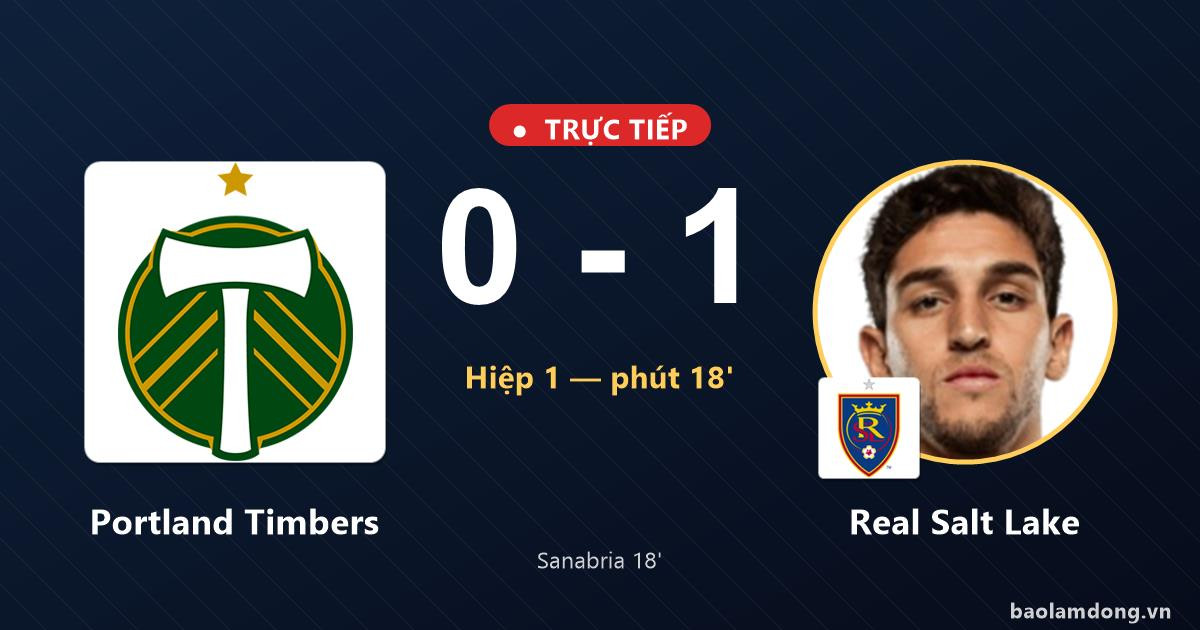 LIVE Portland Timbers vs Real Salt Lake: Real Salt Lake opent de score