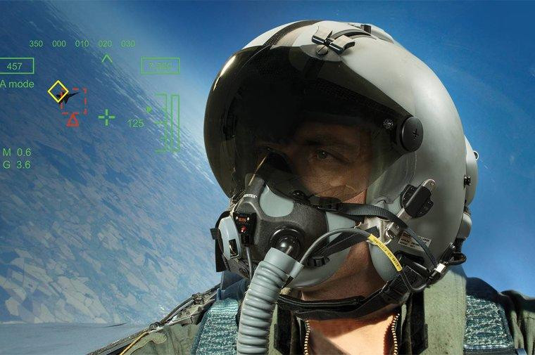 米軍実物 JHMCS航空ヘルメット用バイザー空軍海軍海兵隊 パイロットヘルメット 米国はF-15およびF-16戦闘機用の統合ヘルメット追跡システム（Joint