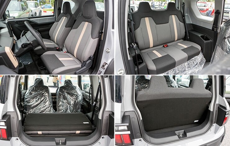 Rear seat space in the VinFast VF 3