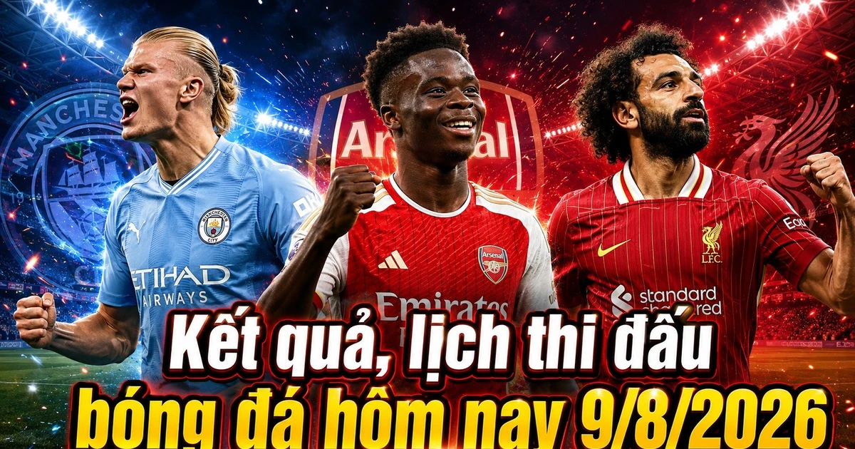 Resultat och spelschema för dagens fotbollsmatcher, 9 augusti: Man City, Arsenal och Liverpool spelar alla.