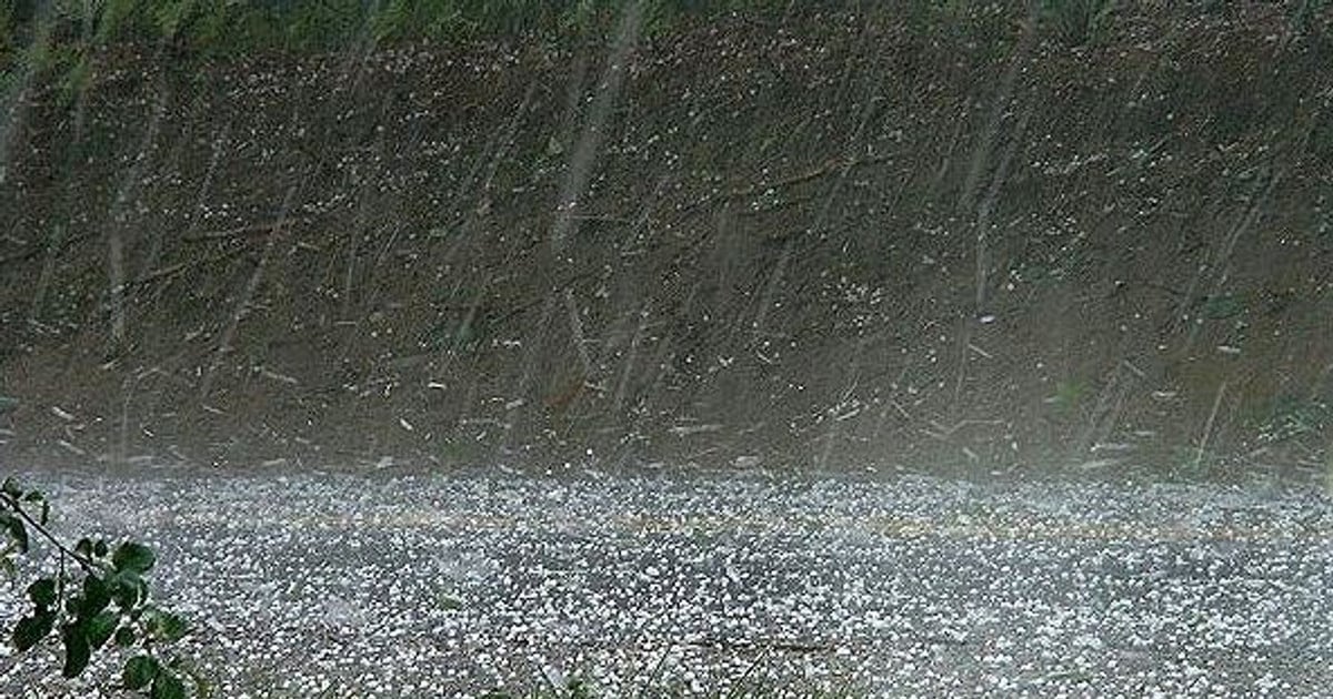 Waarschuwing voor plaatselijke onweersbuien, tornado's en bliksem in het centrale hoogland en Zuid-V