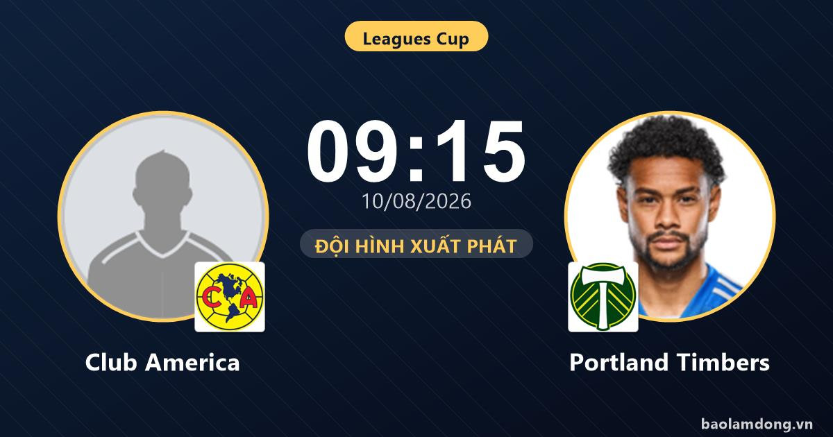 LIVE Club America vs Portland Timbers Live: De wedstrijd is bezig