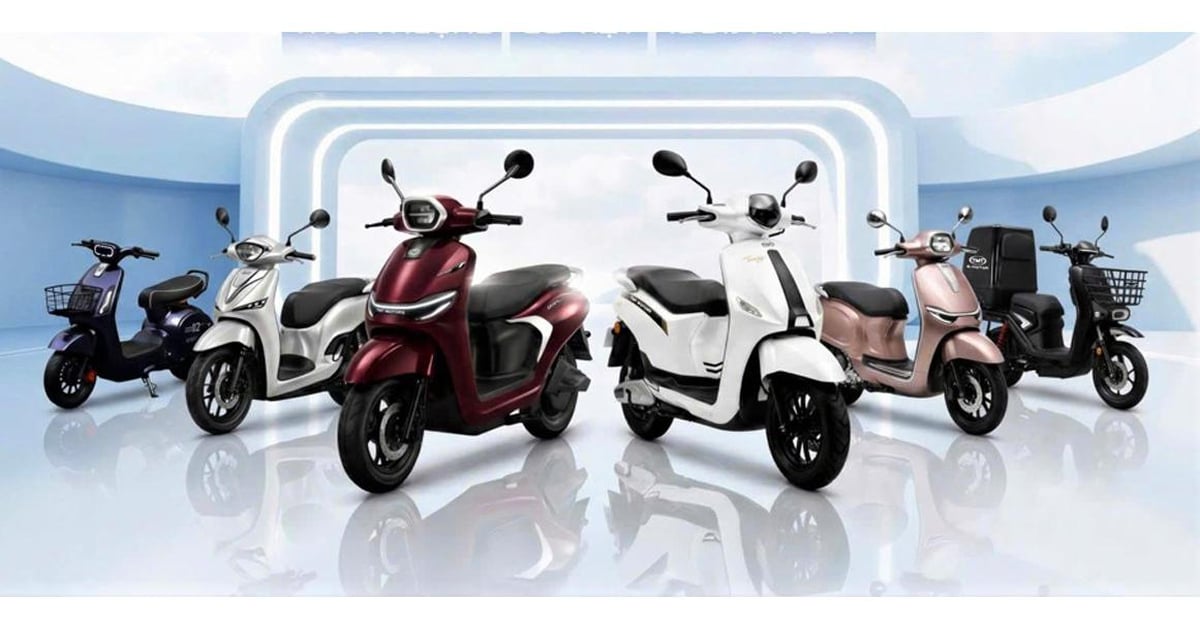 Een nieuw Vietnamees merk voor elektrische motorfietsen staat op het punt om vier producten tegelijk
