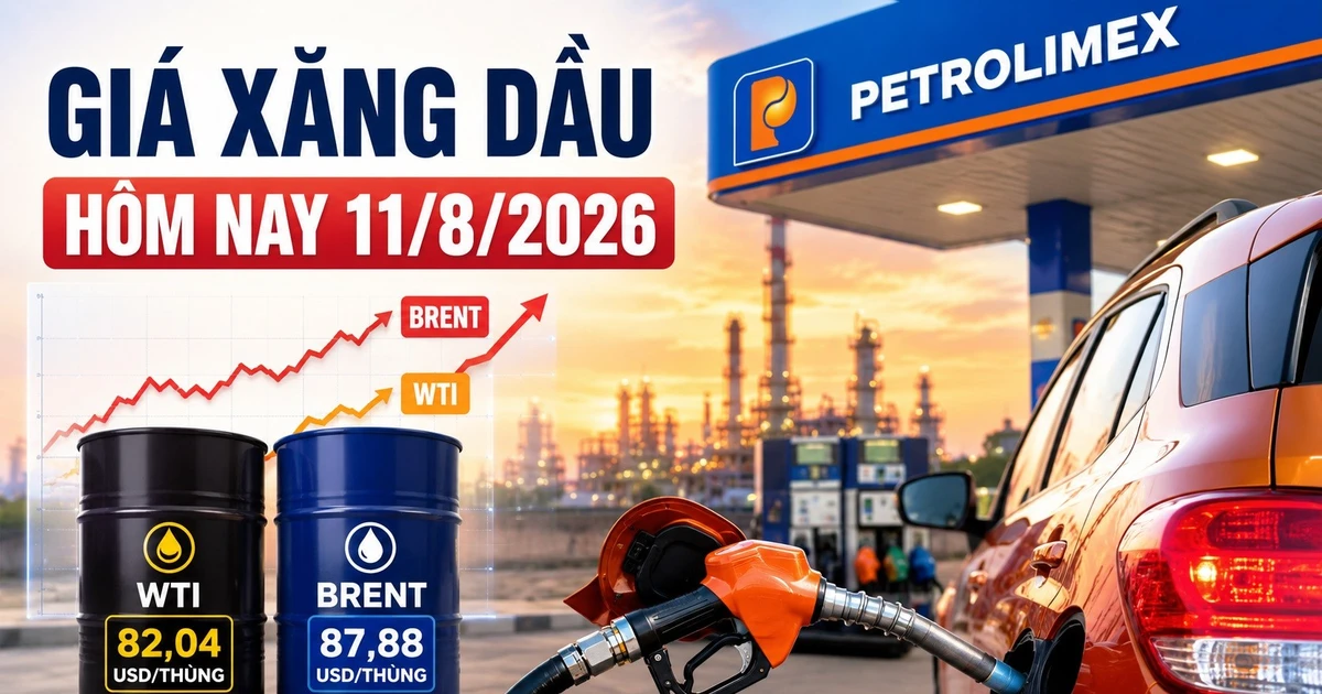 Giá dầu Brent gần 88 USD, WTI tăng mạnh ngày 11/8