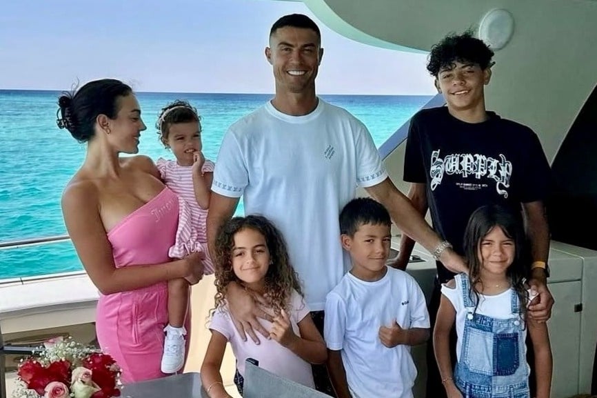 How Ronaldo created a 'one-of-a-kind' family in the world of football.