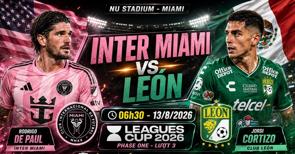 Inter Miami vs León, 6:30 AM, 13 de agosto: Alineación inicial, enlace para transmisión en vivo.