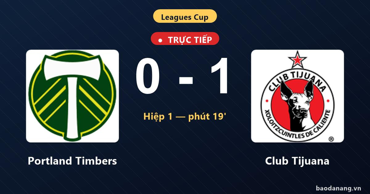 LIVE Portland Timbers vs Club Tijuana: Club Tijuana opent de score