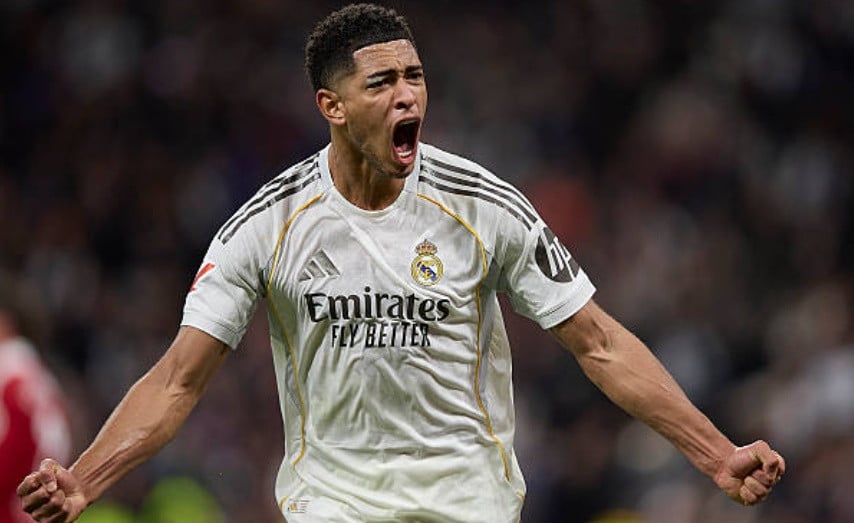 Bellingham será uma figura fundamental no plano de reconstrução do Real Madrid. Foto: Getty.