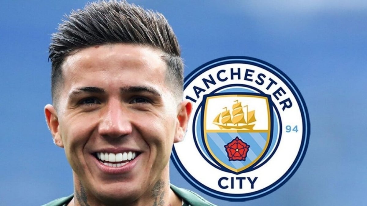 Chelsea kräver 120 miljoner pund från Manchester City för övergången av Enzo Fernandez.
