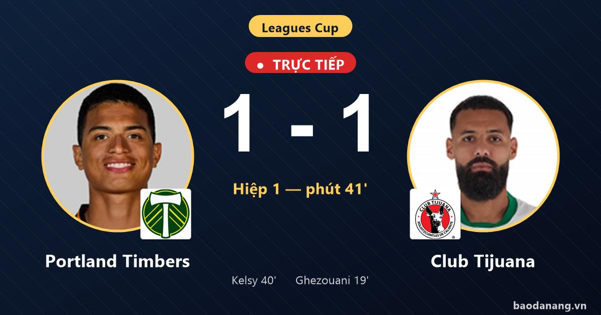 LIVE Portland Timbers vs Club Tijuana: Portland Timbers maakt gelijk 1-1