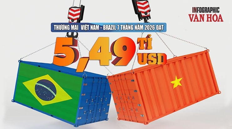 Vietnam - Brazilië: Export stijgt met 42%, handel bereikt 5,49 miljard dollar.