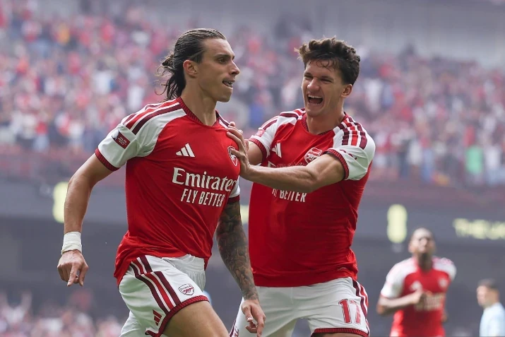 O Arsenal venceu o Manchester City por 3 a 0. Foto: Getty.