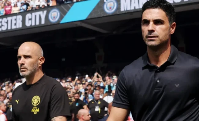 O Arsenal demonstrou sua força contra o Manchester City. Foto: Getty.