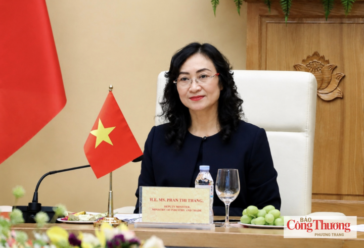 Vice-Ministra da Indústria e Comércio, Phan Thi Thang.