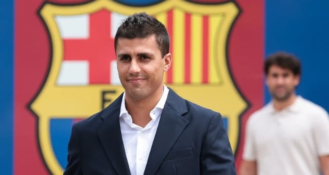 Rodri se juntou ao Barça.
