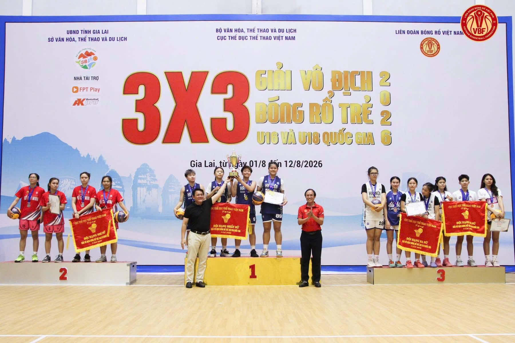 บาสเกตบอลหญิงฮานอยและผลลัพธ์อันหอมหวานจากกลยุทธ์ 3x3