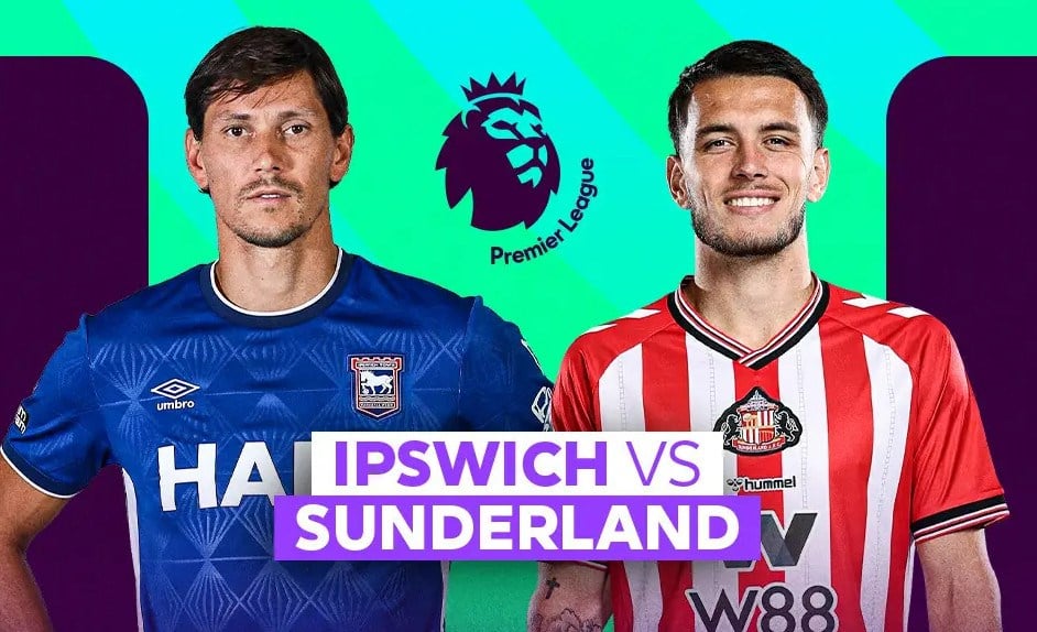 Imagem ilustrativa sobre Ipswich x Sunderland abre a temporada da Premier League: horário, onde assistir e odds
