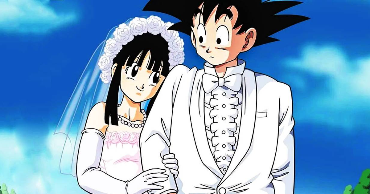 ドラゴンボール』では、悟空とチチが38年ぶりに結婚した瞬間が再び描か