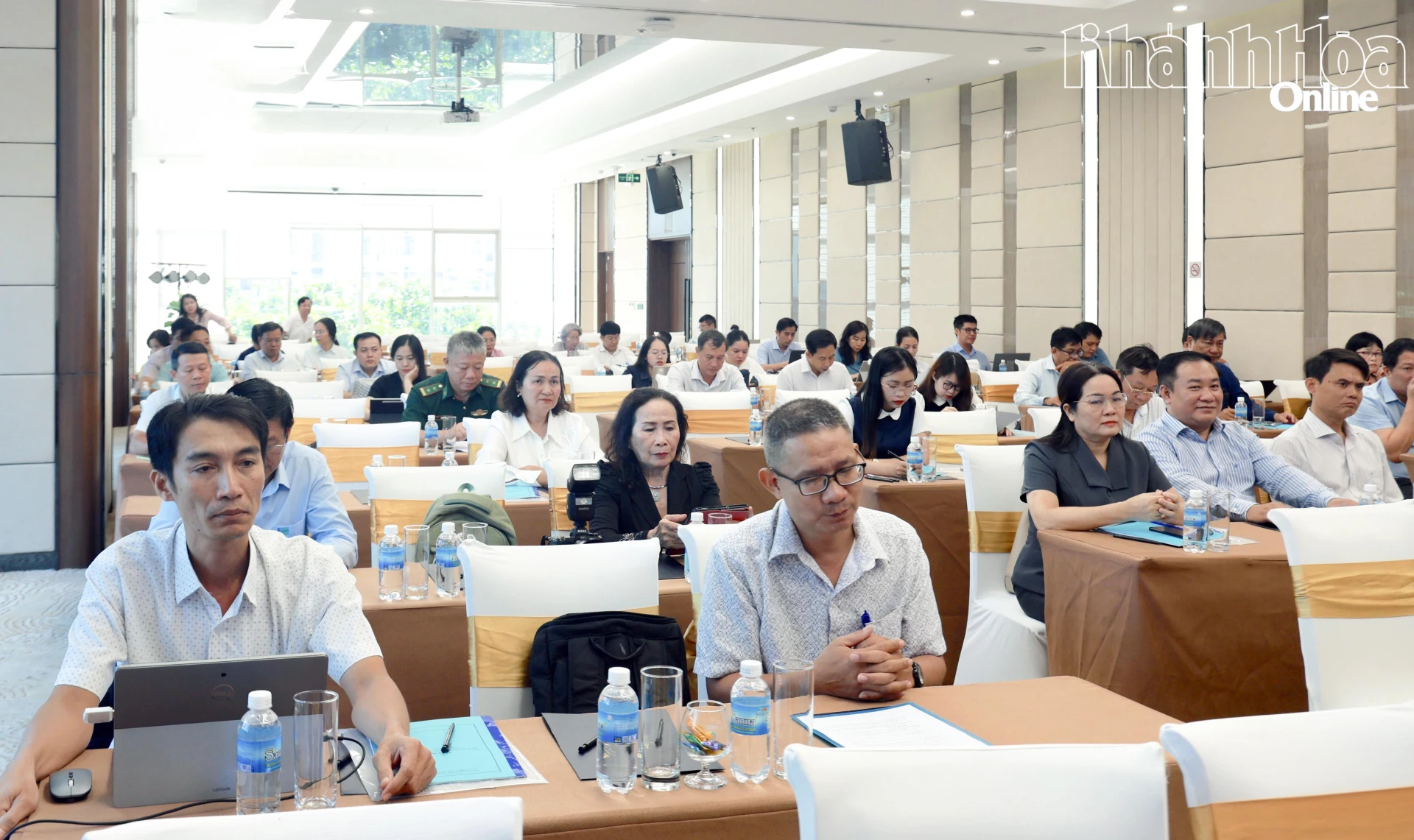 Delegados presentes no curso de formação.  