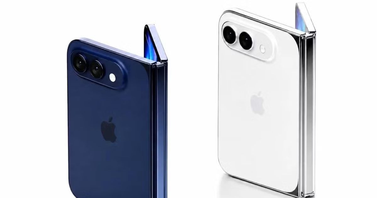 アップル初の折りたたみ式iPhoneが発表された。高価で、Touch IDを採用