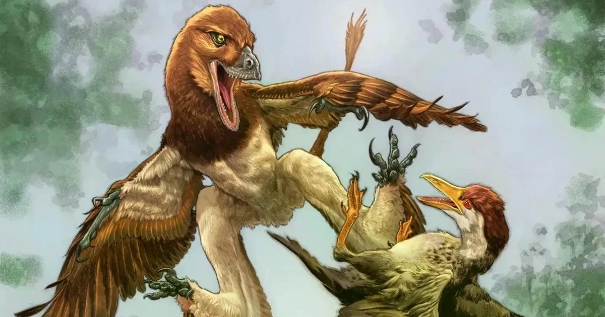 O nouă specie de dinozaur cu pene, descoperită, cu o anvergură a aripilor de 1,2 metri.