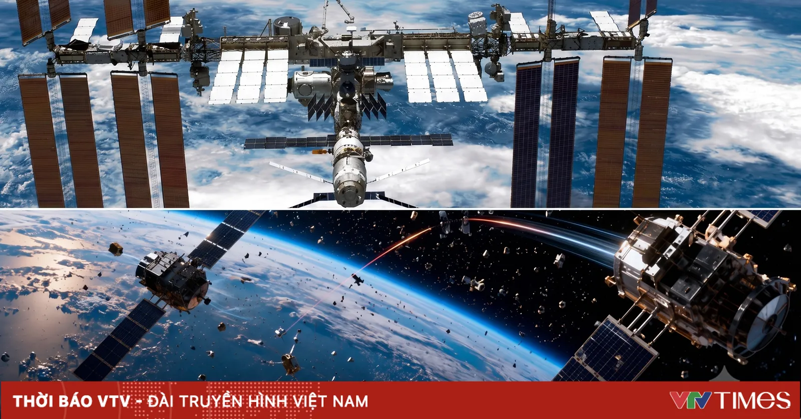 Riscurile generate de creșterea numărului de deșeuri spațiale.
