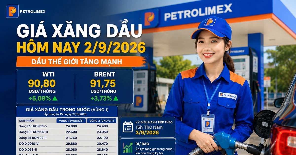 Giá dầu thế giới tăng mạnh trước kỳ điều chỉnh ngày 2/9