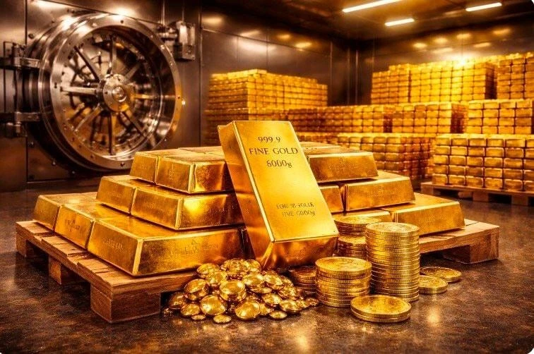 Giá vàng SJC đi ngang, vàng thế giới giảm hơn 120 USD ngày 2/9