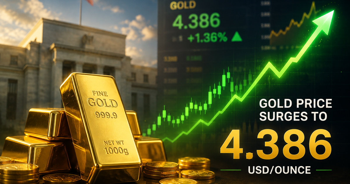 Giá vàng thế giới hồi phục sáng 3/9