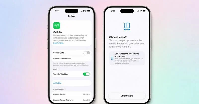 iOS 27 อนุญาตให้คุณใช้หมายเลขโทรศัพท์เดียวกันกับ iPhone สองเครื่องได้