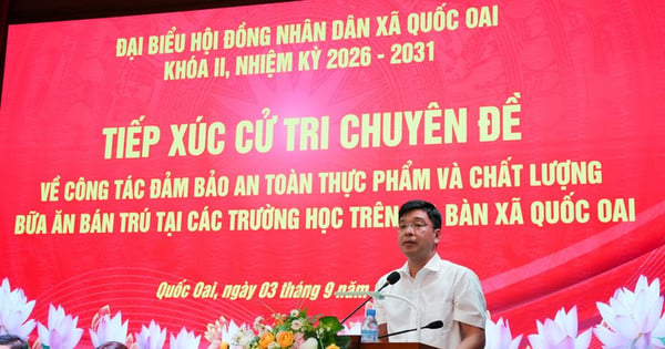 Quoc Oai Strengthens School Food Safety and Nutrition for the New Academic Year