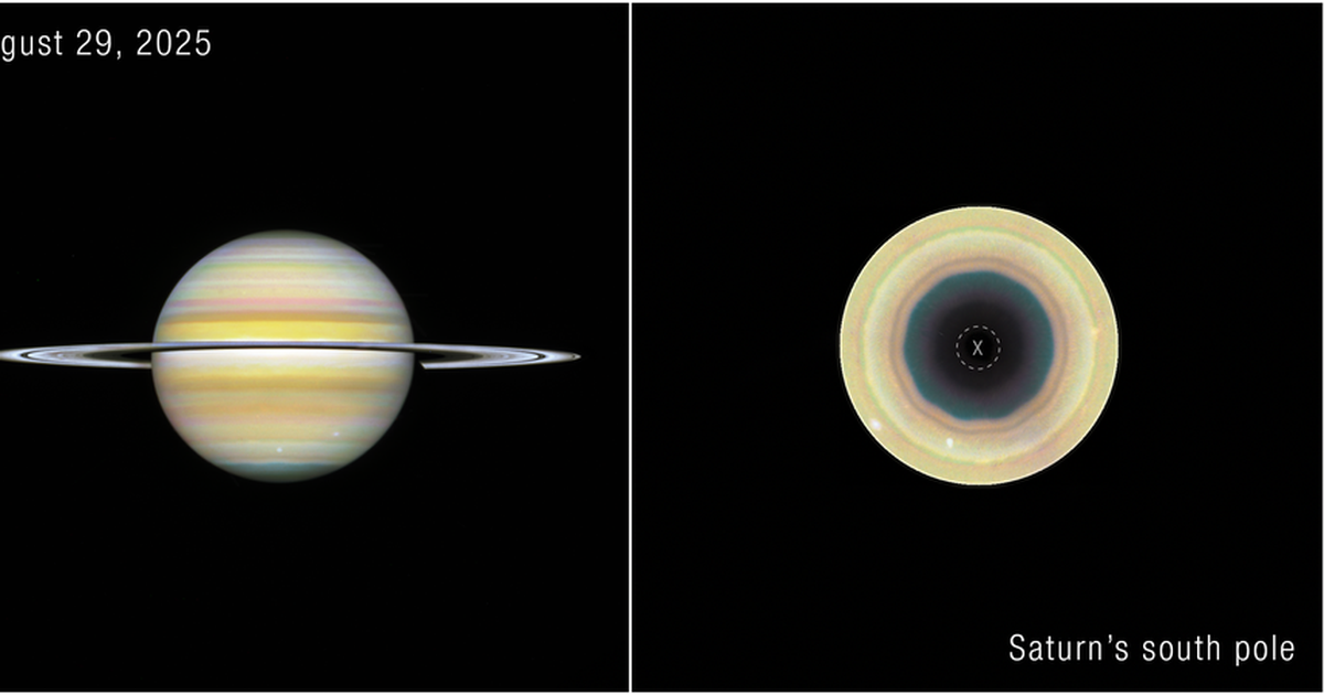 Ceva ciudat se întâmplă pe Saturn.