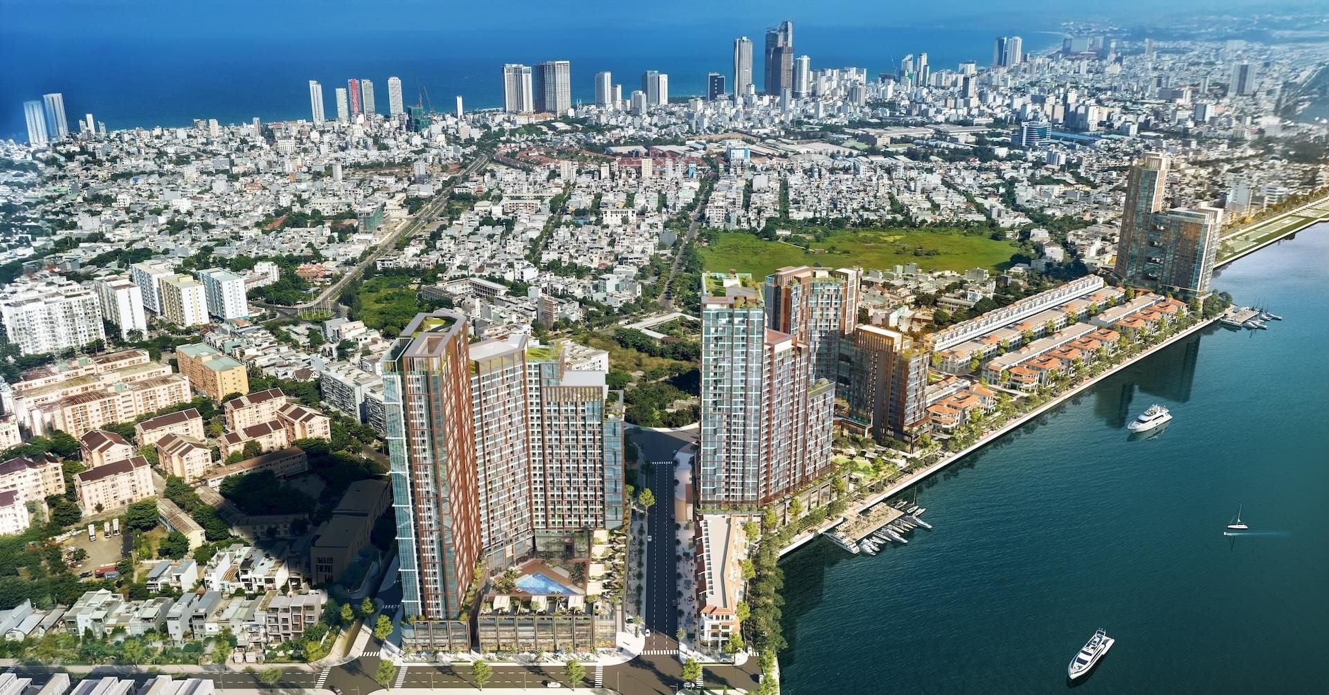 Dengan meningkatnya jumlah wisatawan internasional ke Da Nang, properti di sepanjang Sungai Han mengalami lonjakan potensi investasi.