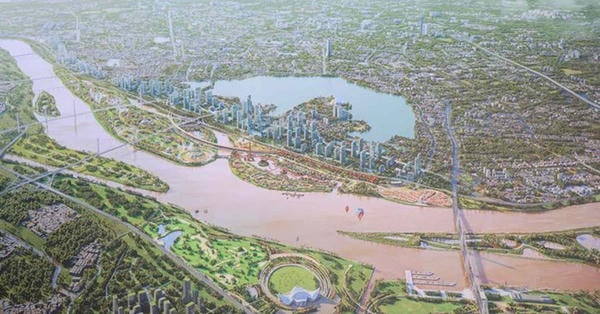 Hanoi is seeking public opinion on the Red River urban zoning plan starting September 7th.